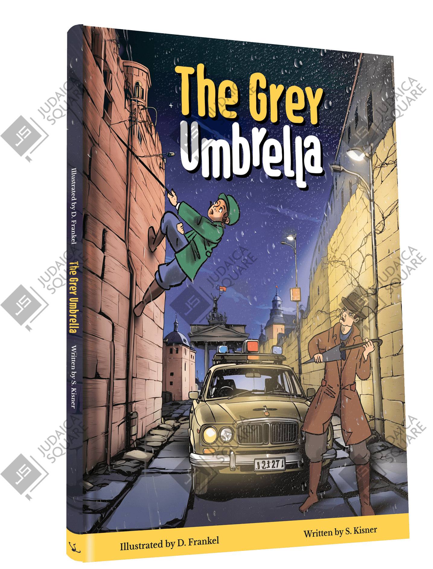 The Grey Umbrella – Jewish comic book cover
