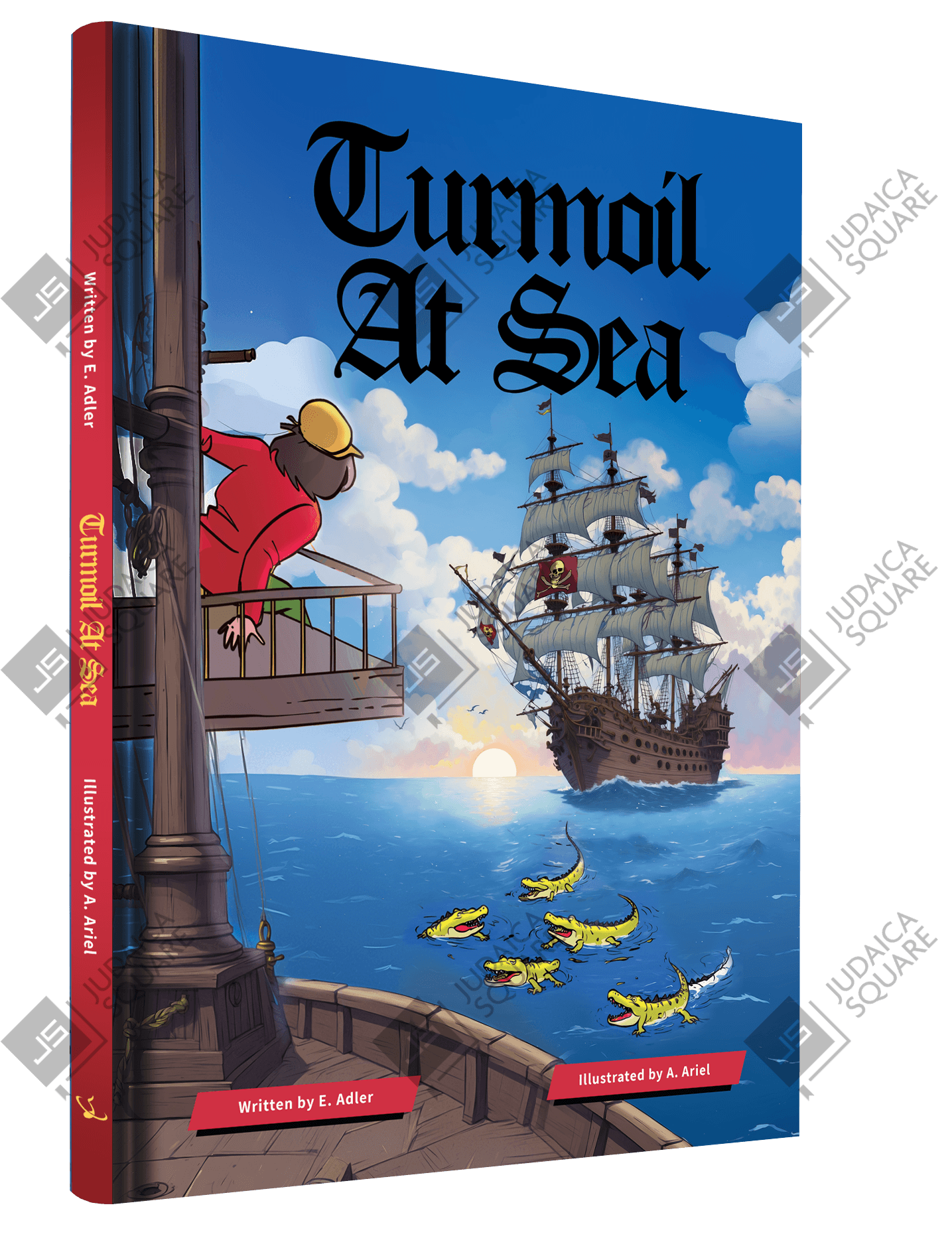 Turmoil At Sea – Jewish comic book cover