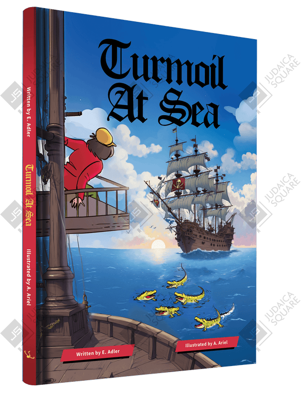 Turmoil At Sea – Jewish comic book cover