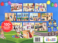 Sticker Book and Reusable Stickers - Purim