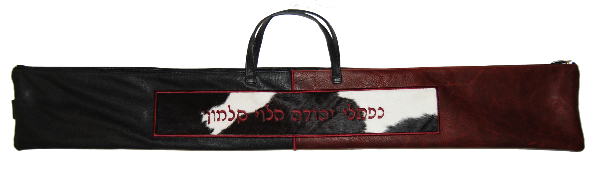 Prestige Leather Lulav Bag — Crown Design, Premier Collection (L240I-BK)
