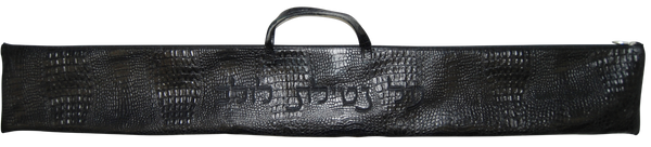Prestige Croc Lulav Bag — Croc Design, Regal Collection (L640F-BK)