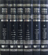 Dirshu Mishnah Berurah six-volume set with black covers and silver spine decoration