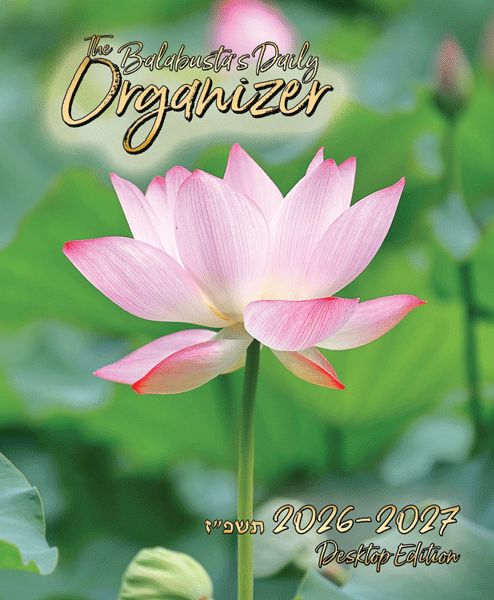 The Balabusta's Daily Organizer 26-27 Desktop Edition — Jewish women's planner | Judaica Square Lakewood