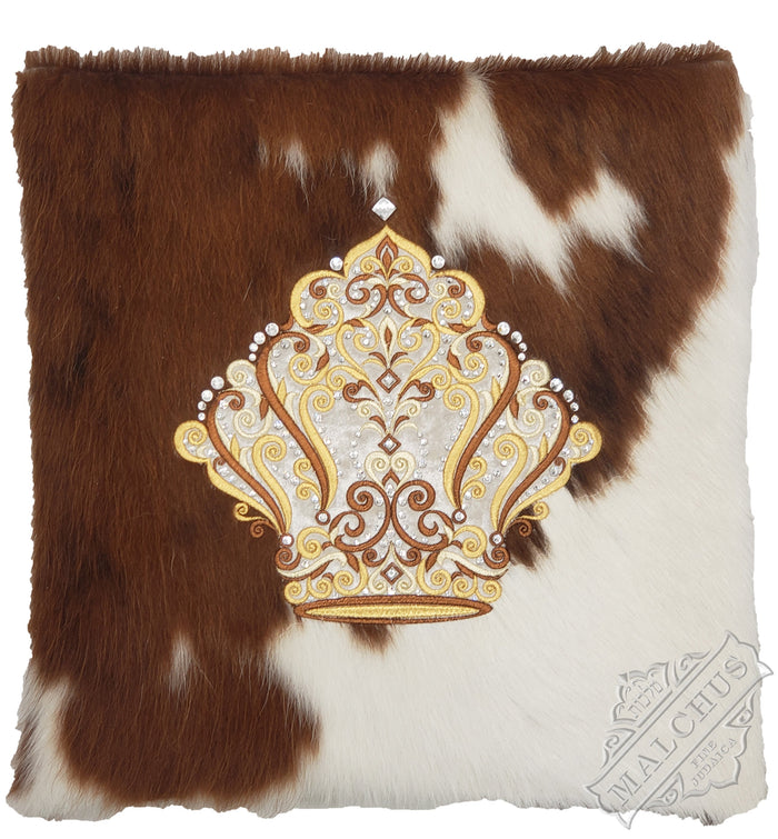 Brown and white or black and brown fur tallis and tefillin bag #6064 | Judaica Square Lakewood