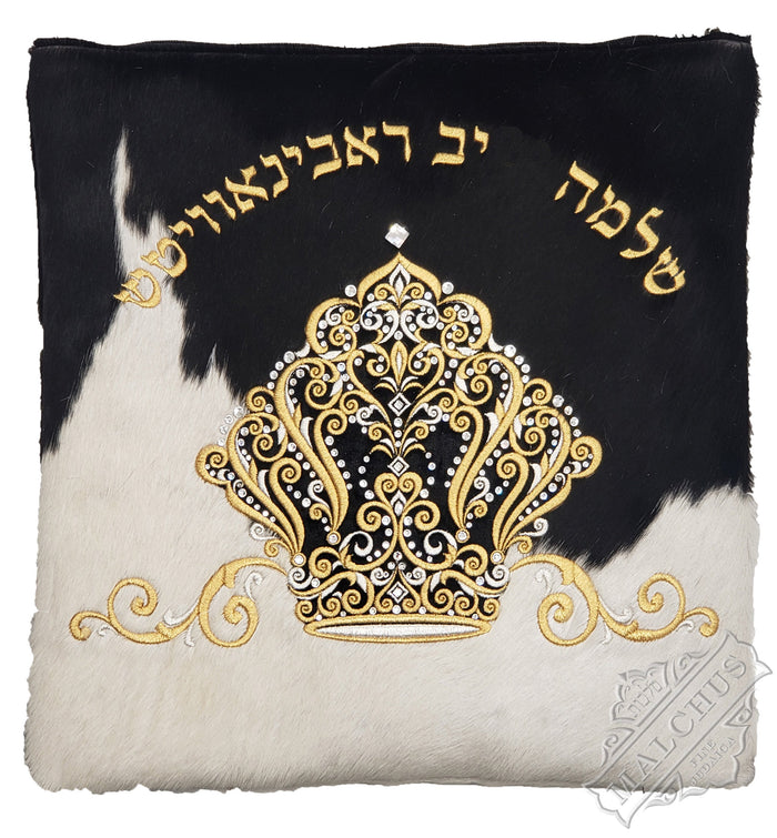 Custom tallis and tefillin bag with embroidered front, design #6065 | Judaica Square Lakewood