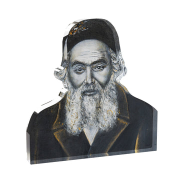 Gedolim Block - Chofetz Chaim — Acrylic — Dimensions: 6.45" x 6.61"