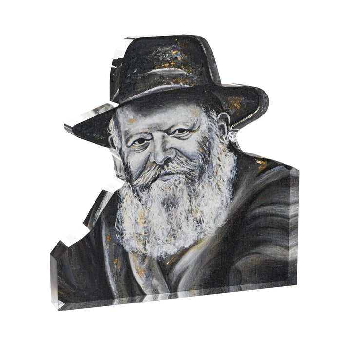 Gedolim Block - Lubavitcher Rebbe — Acrylic | Judaica Square Lakewood