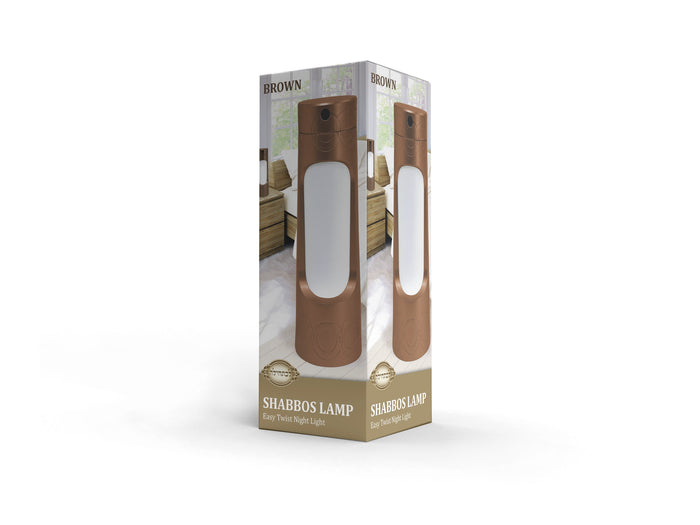 Brown Shabbos Lamp — Children's Toy by Chazak Kinder | Judaica Square Lakewood