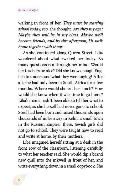 Liba's Letters — inside page 2