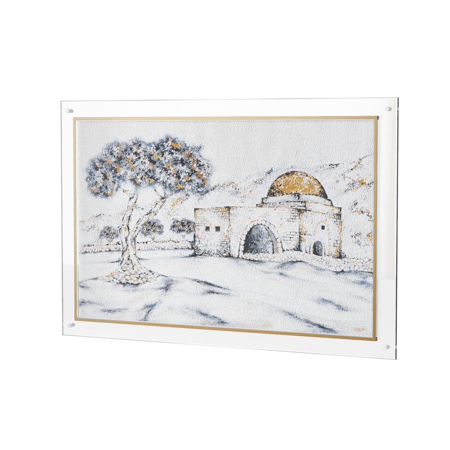 Leatherite Kever Rochel Painting - Gold Tranquillity