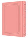 Signature Leather Large Type Tehillim Pink Full Size — Tehillim signature leather | Judaica Square Lakewood