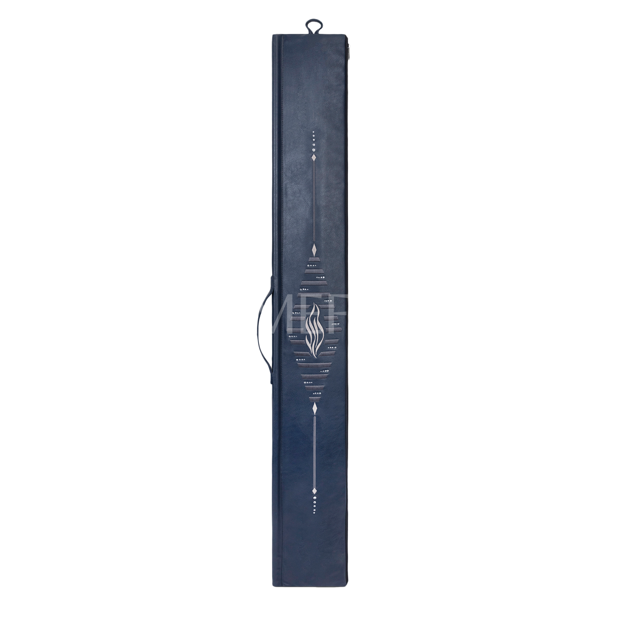 Mefoar Navy Leather Lulav Bag #248N - Lulav & Esrog Holders