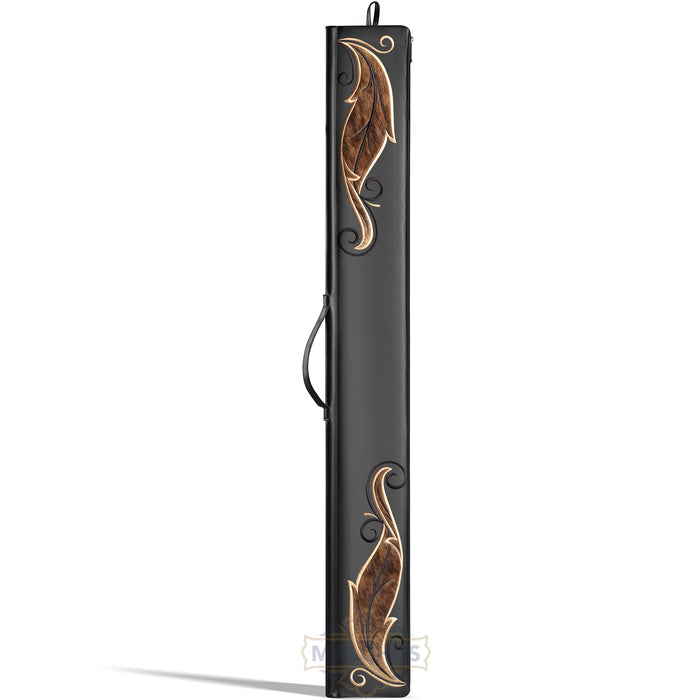 Black leather lulav holder design 1865 | Judaica Square Lakewood