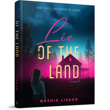 Lie of the Land front cover — Bashie Lisker, hardcover, published by Menucha Publishers