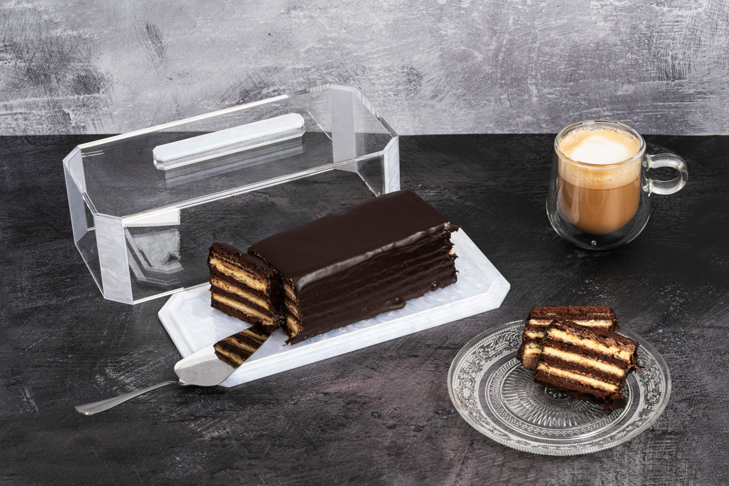 Cake Log Holder — Cake Holder | Judaica Square Lakewood