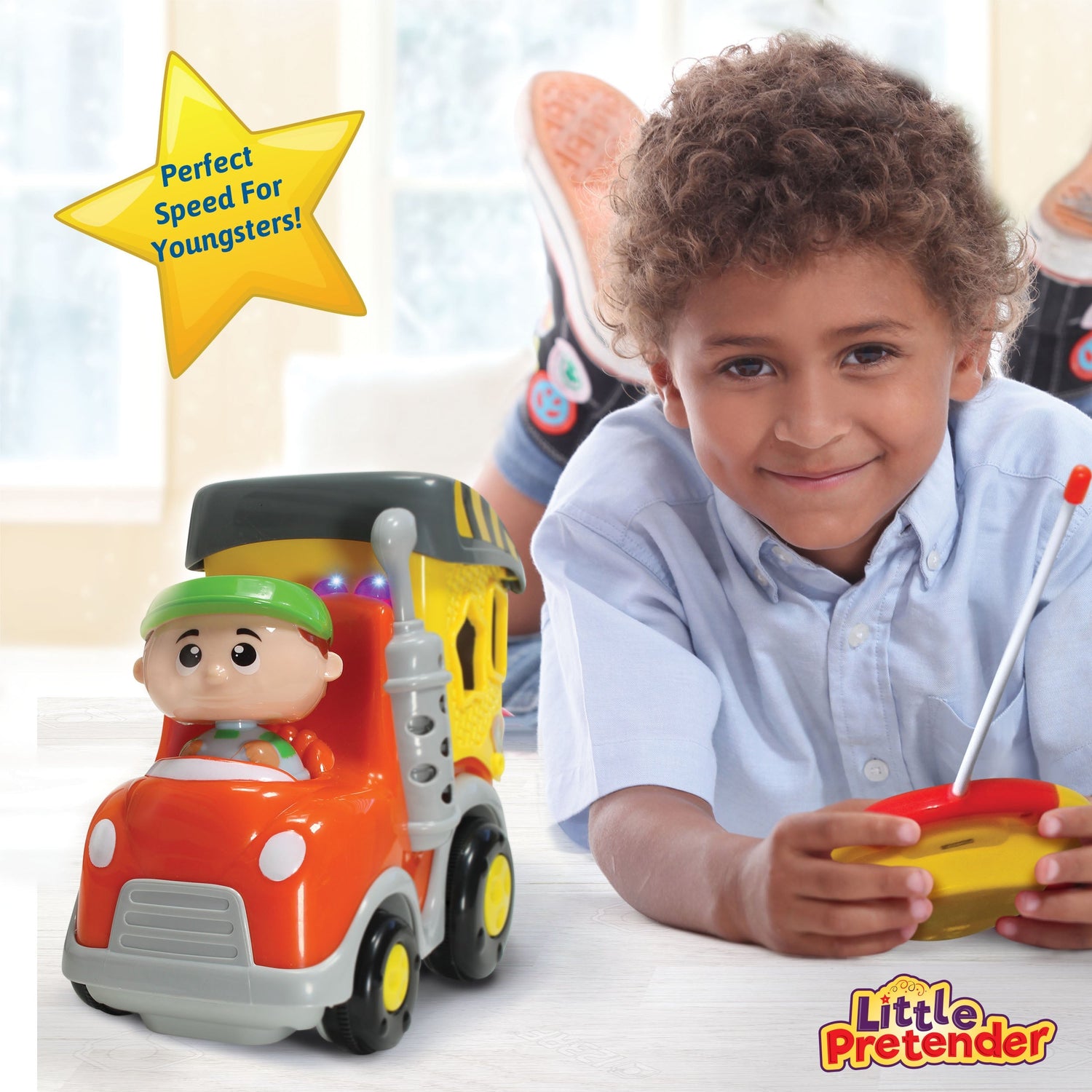 Little Pretender My First RC Garbage Truck - Toddler Remote Control Toy — my-first lights, view 2 | Judaica Square Lakewood