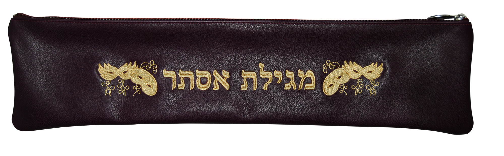 Prestige Leather Megillah Bag (M-Mask-Plum)
