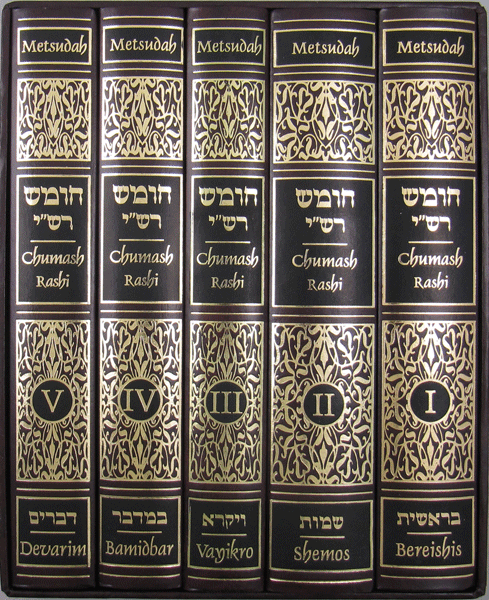 Metsudah Chumash Student Edition Slipcased Set — book | Judaica Square Lakewood