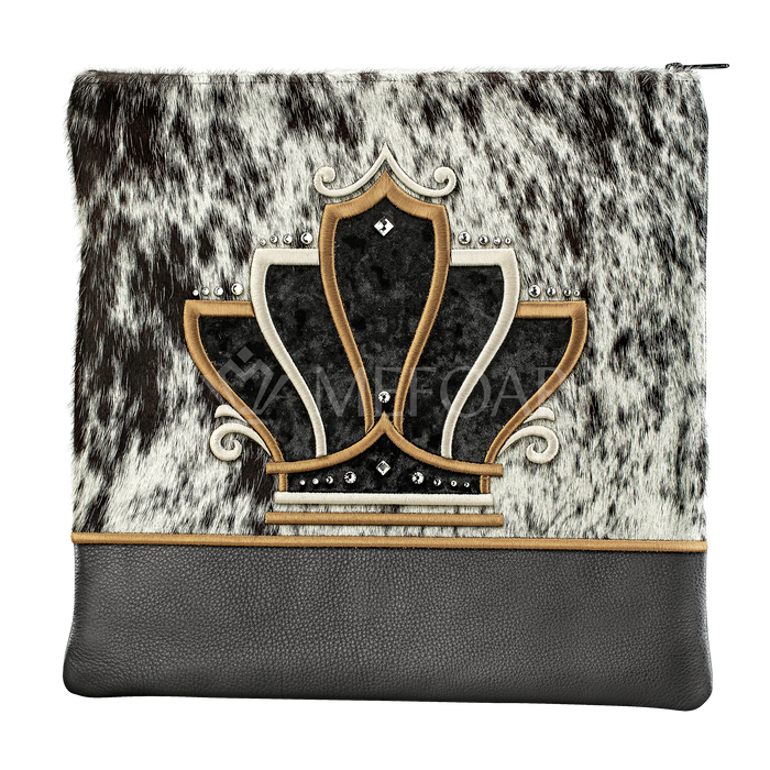 Tallis and Tefillin Bag Design #530 - Leather and Fur - Tallis Bags | Judaica Square Lakewood