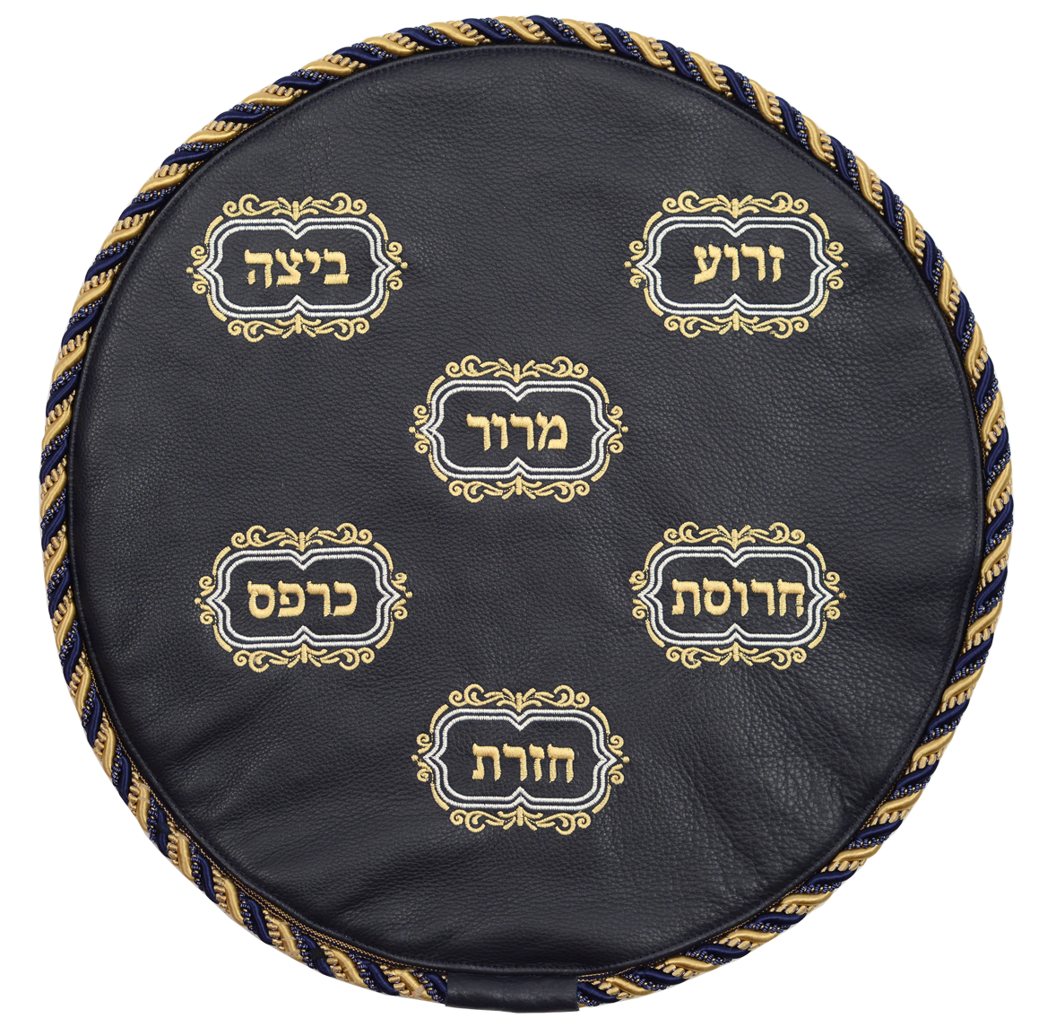 Prestige Leather Matzah Cover (MA130-NV)