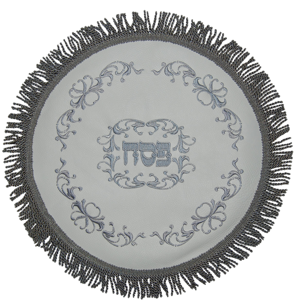 Prestige Supreme Leather Matzah Cover (MA135-WH)