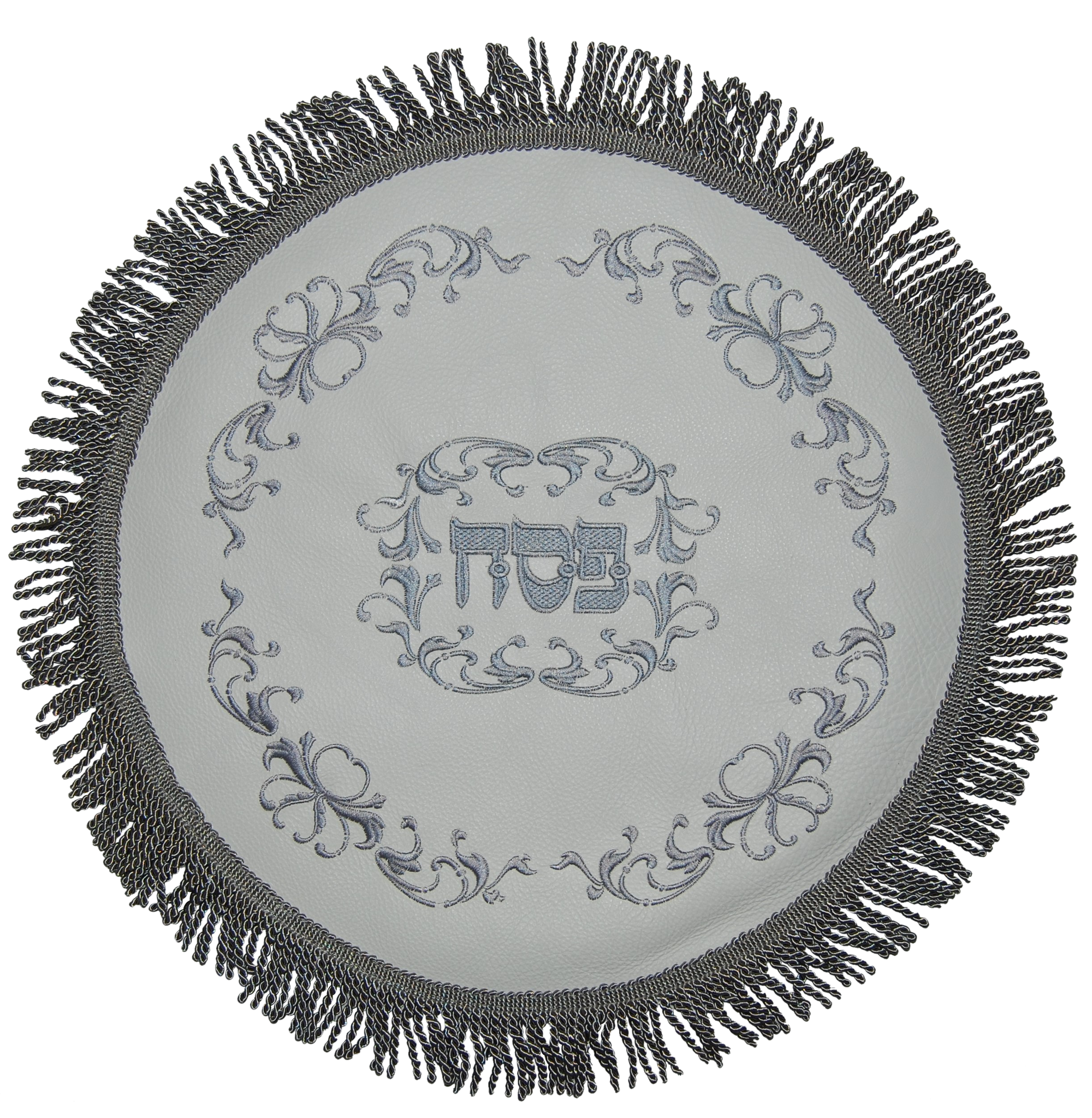 Prestige Supreme Leather Matzah Cover (MA135-WH)