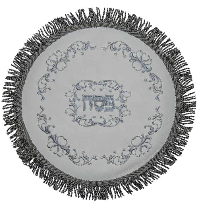 Prestige Supreme Leather Matzah Cover (MA135-WH)