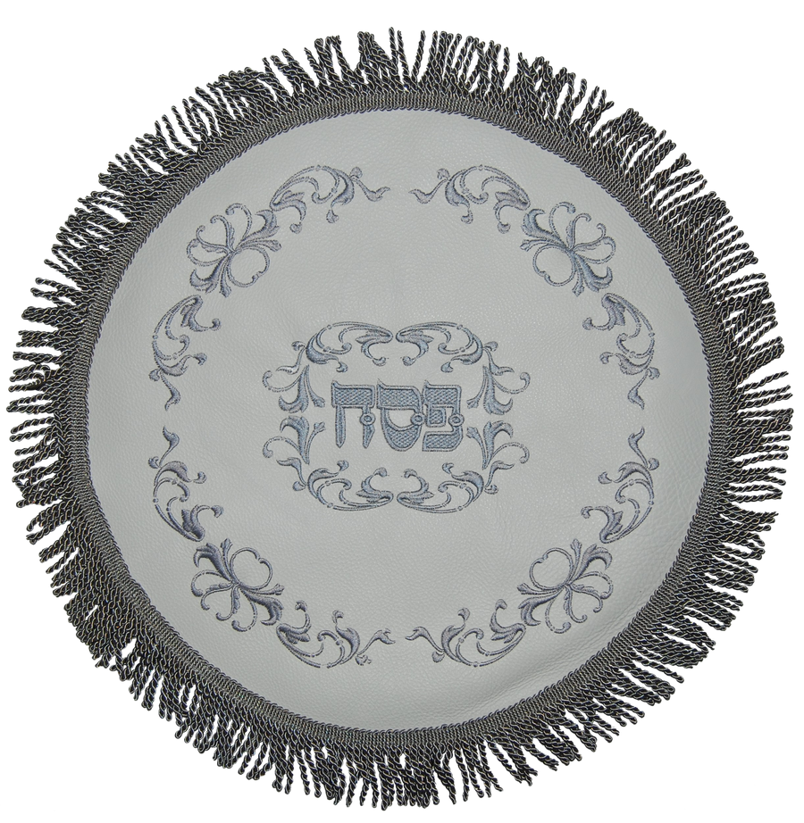 Personalization preview — Supreme Leather Matzah Cover — President White
