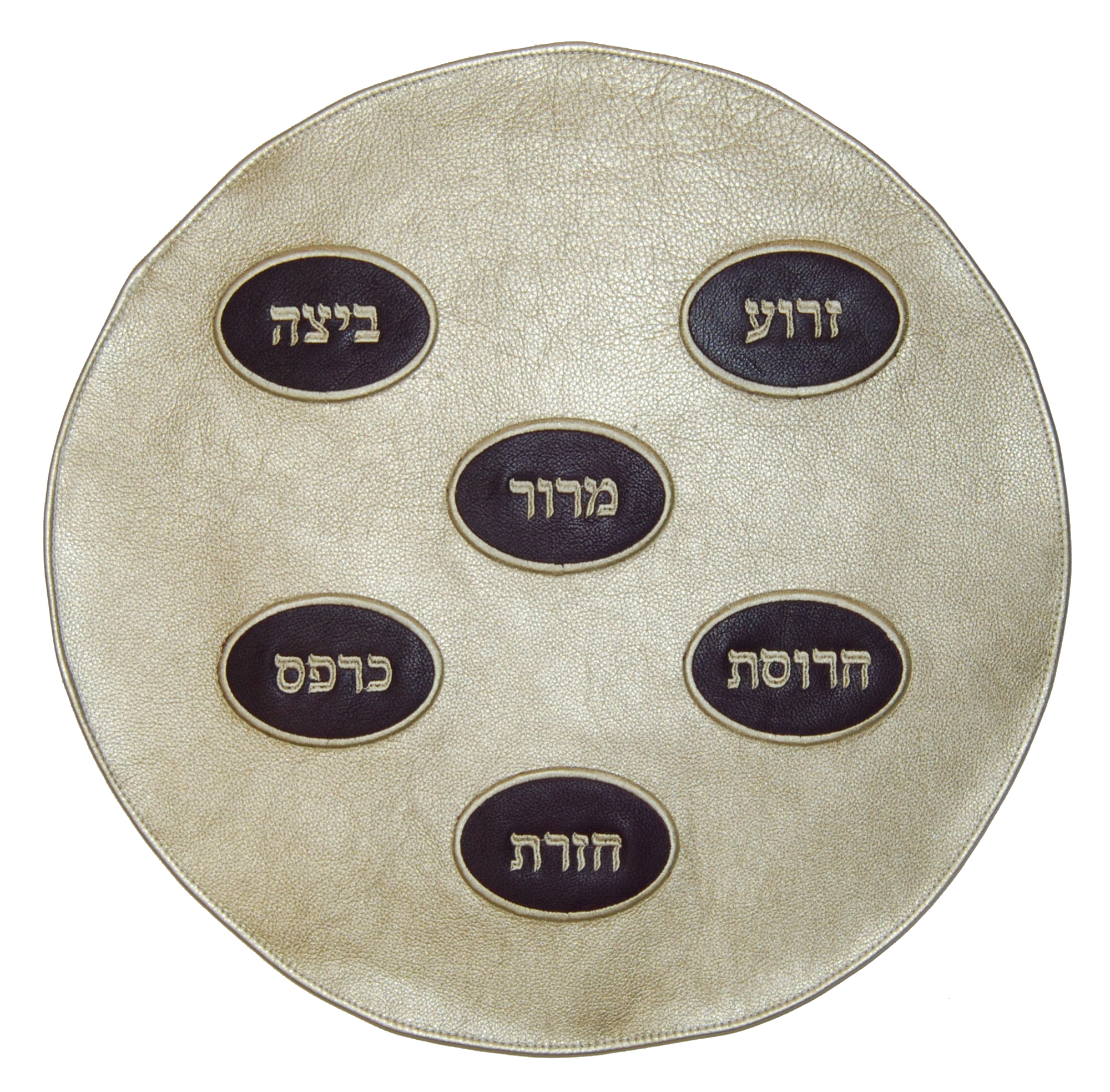 Prestige Leather Matzah Cover (MA140-GO2)