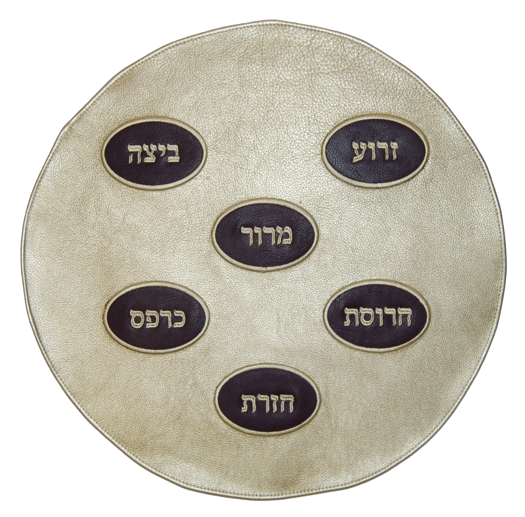 Prestige Leather Matzah Cover (MA140-GO2)