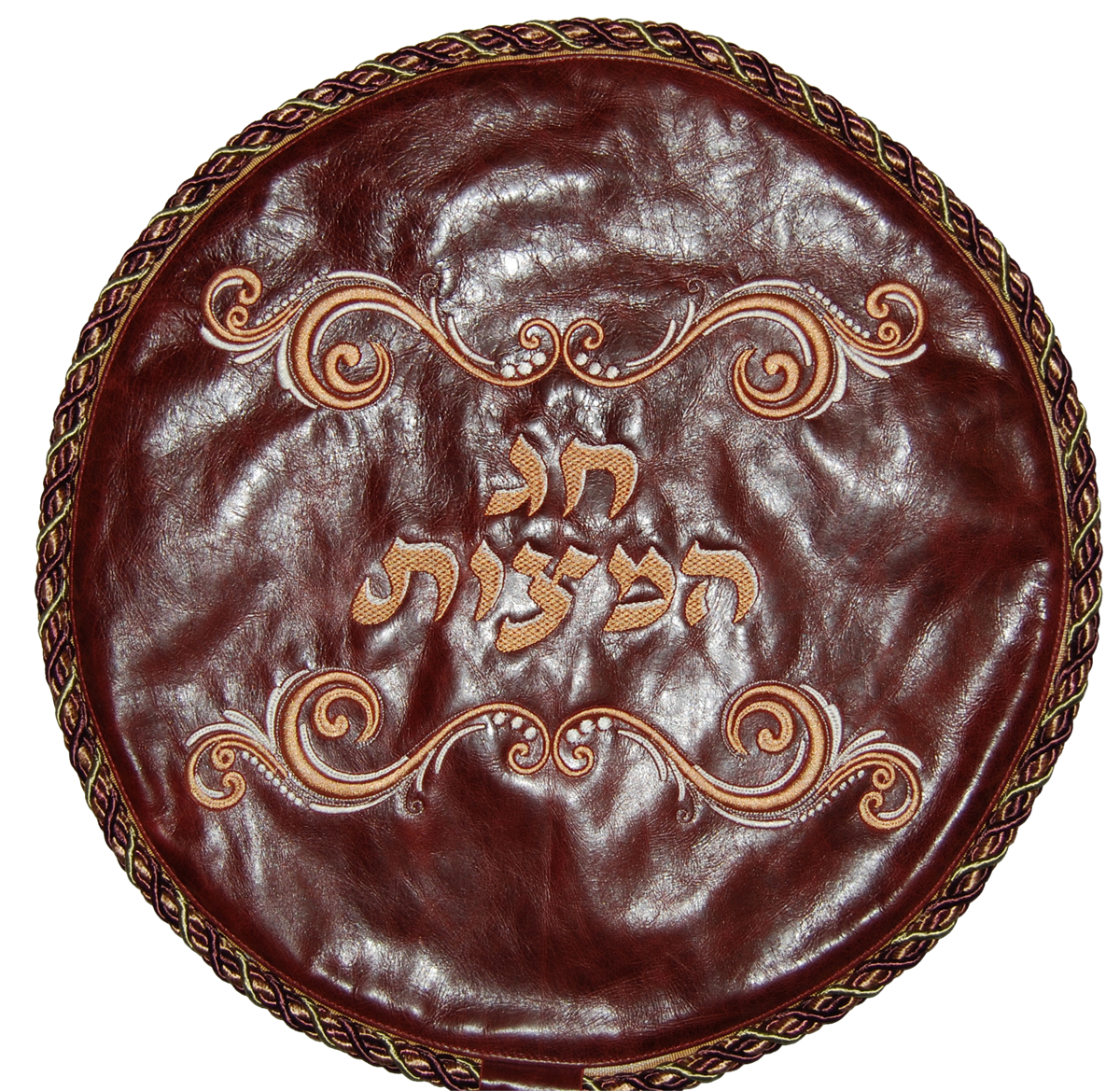 Prestige Premier Leather Matzah Cover (MA180F-BG)