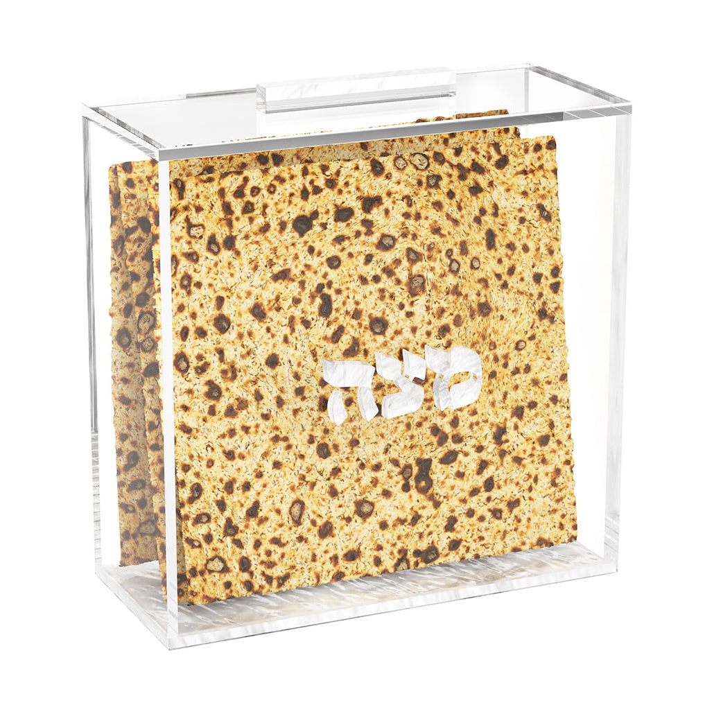 Matzah Box - White Pearl — Pesach — Pesach Fridge Magnet | Judaica Square Lakewood