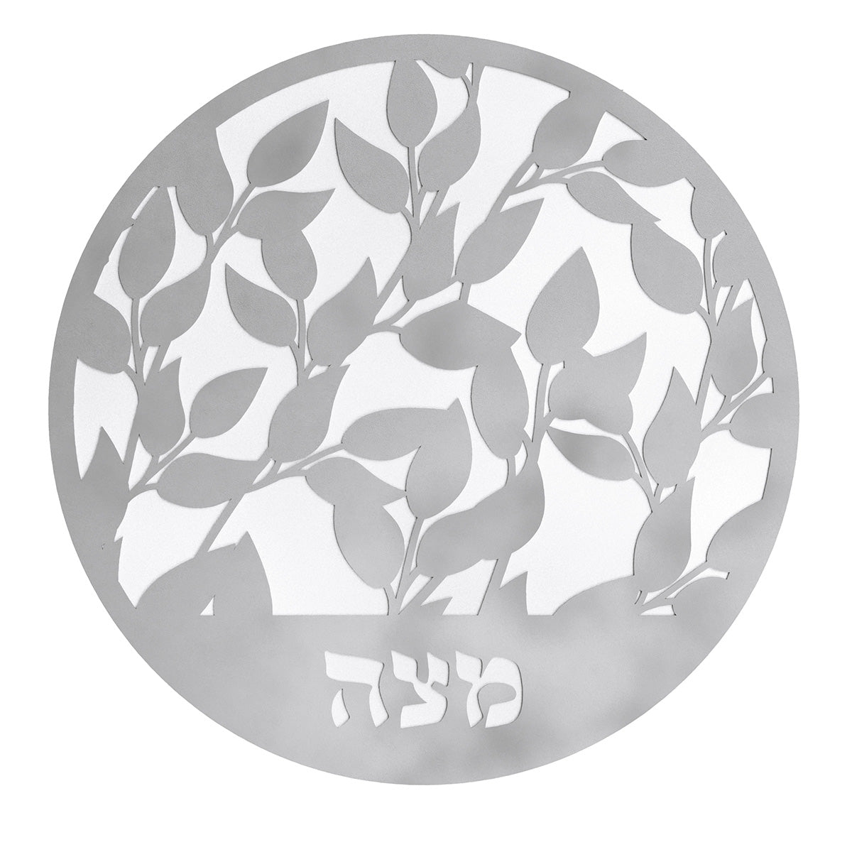 Leaf Laser Cut Afikomen Bag and Matzah Cover Set