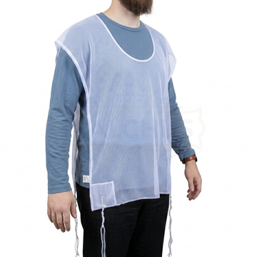 Mesh Tzitzis, Adult Round Neck Keshiras Ashkenaz Meyuchad