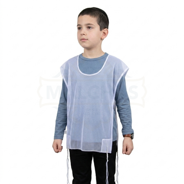 Kids mesh Sefardi round neck tzitzis