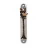 Emanuel Hammered Mezuzah Case 12cm- Tree of Life Branch (EM-MFL3)