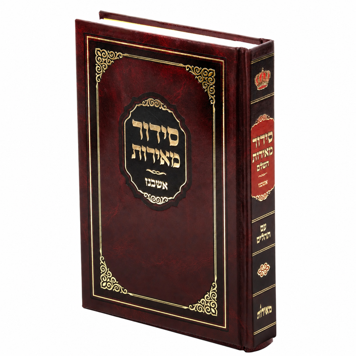 Meiros Ashkenaz Siddur Reinforced Binding SET OF 12 - Judaica Accessories