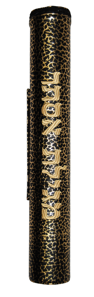 Prestige Supreme Leather Megillah Tube (MT100H-Gold2)