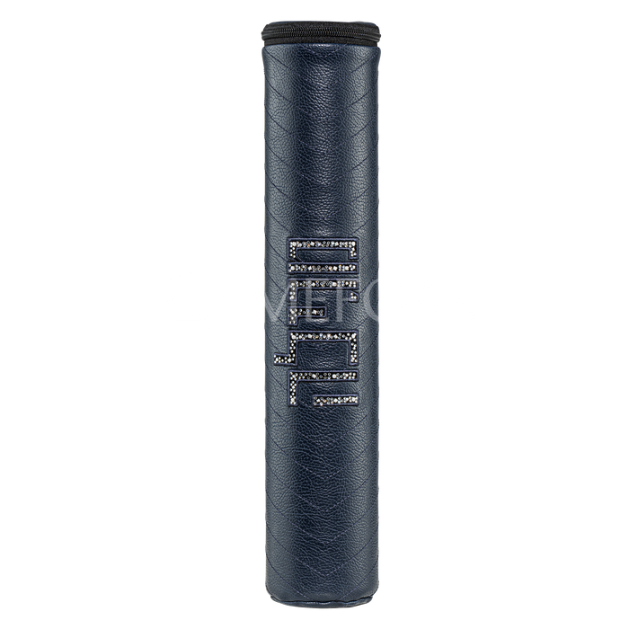 Navy Leather Megillah Holder - 1374 - Megillah Cases