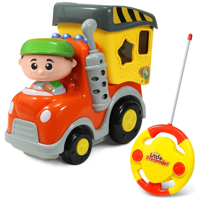 Little Pretender My First RC Garbage Truck - Toddler Remote Control Toy — my-first lights | Judaica Square Lakewood