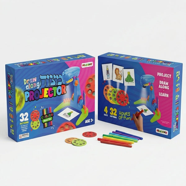 Draw Along Mitzvah Projector - Mitzvah Family Light-Up Tracing Toy — drawing | Judaica Square Lakewood