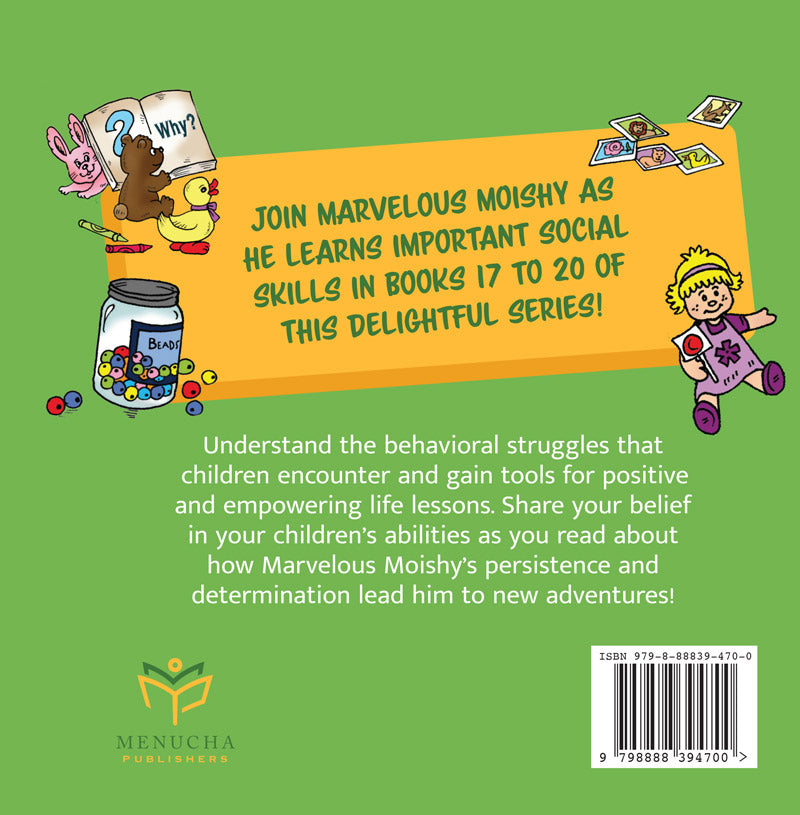 Marvelous Moishy 4 in 1 (books 17-20) — Menucha Publishers | Judaica Square Lakewood