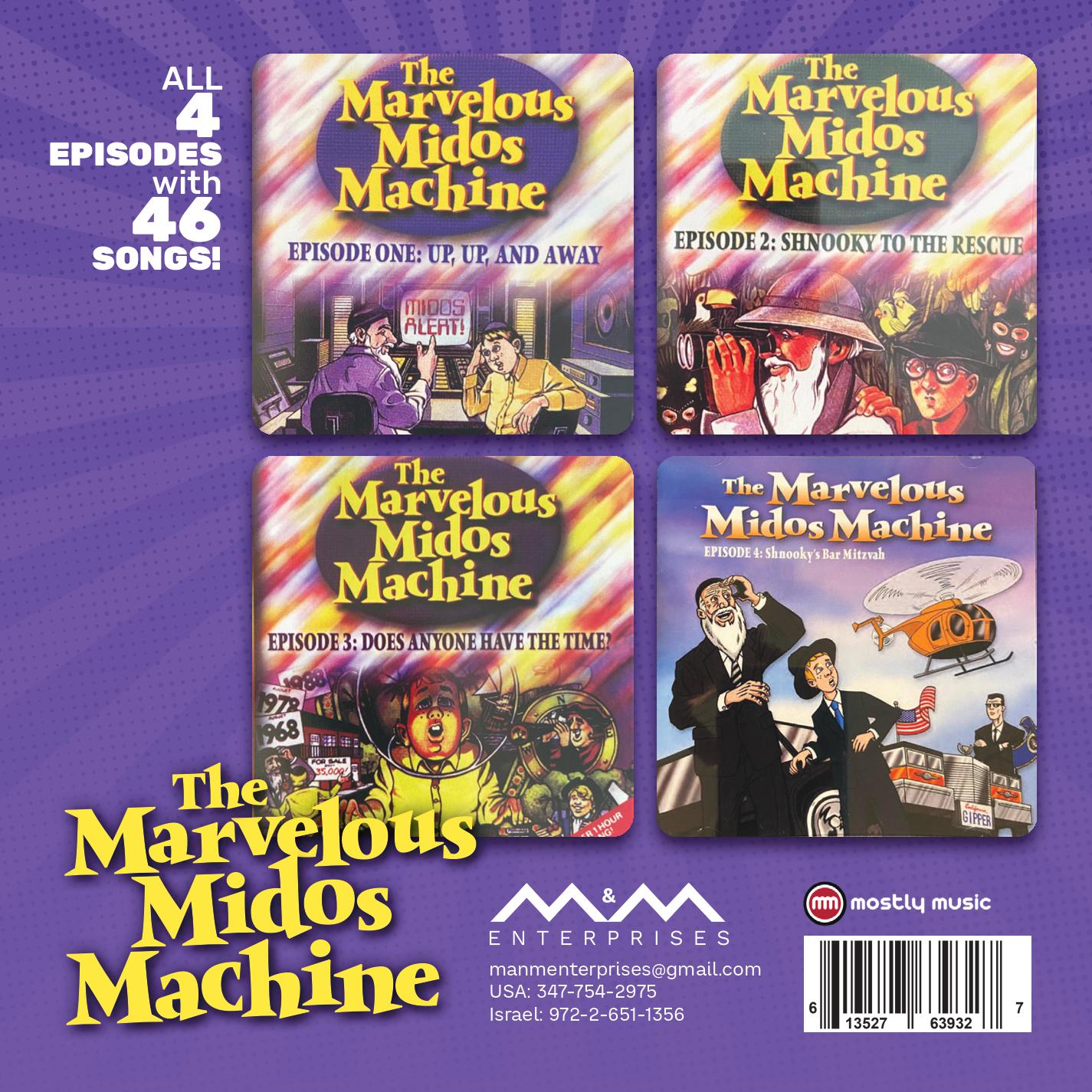 Marvelous Middos Machine - Episodes 1-4 (USB) — Jewish music USB | Judaica Square Lakewood
