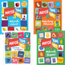 Match 'Em Up series (4 vols.) — four-book toddler matching board book set | Judaica Square Lakewood