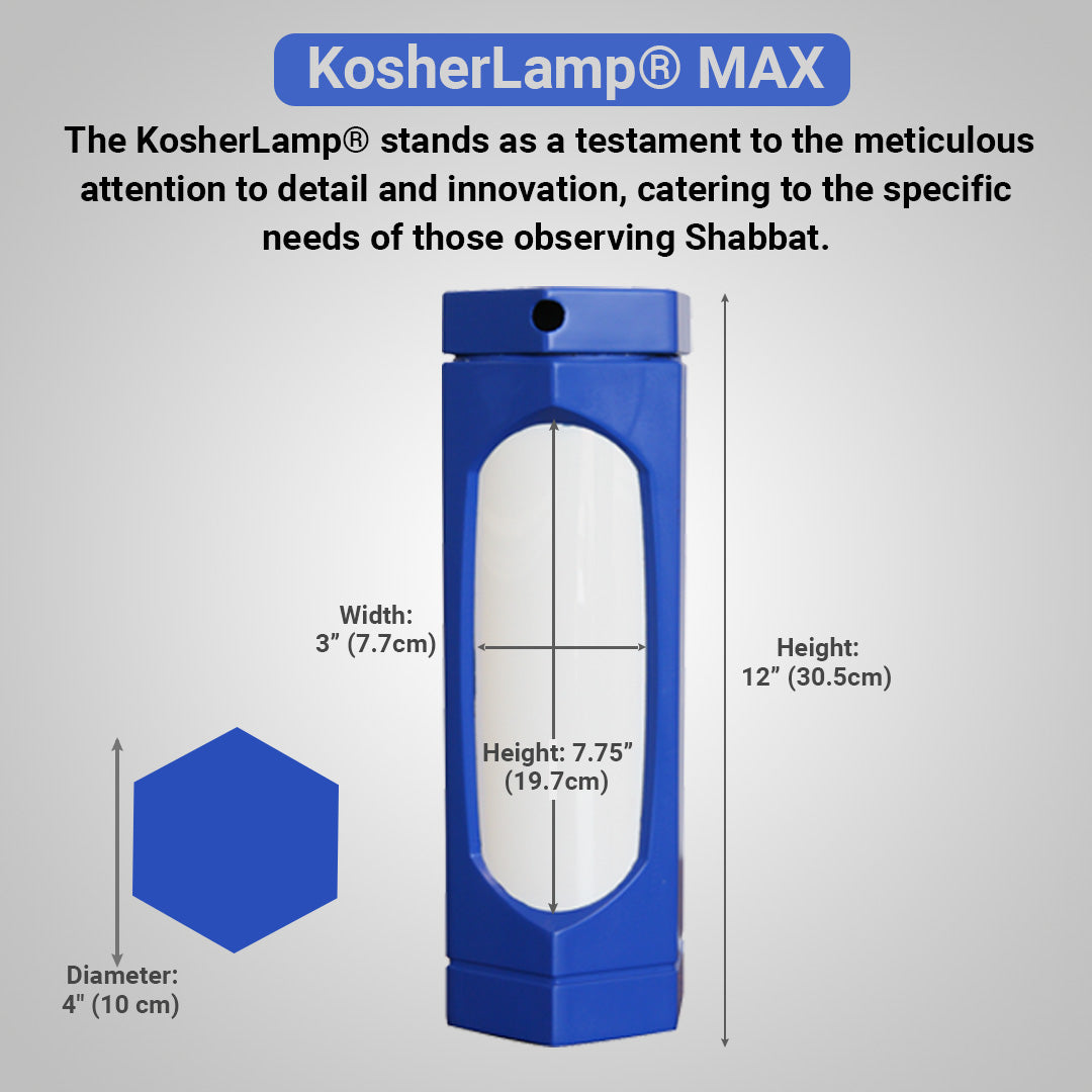 KosherLamp® MAX – Blue