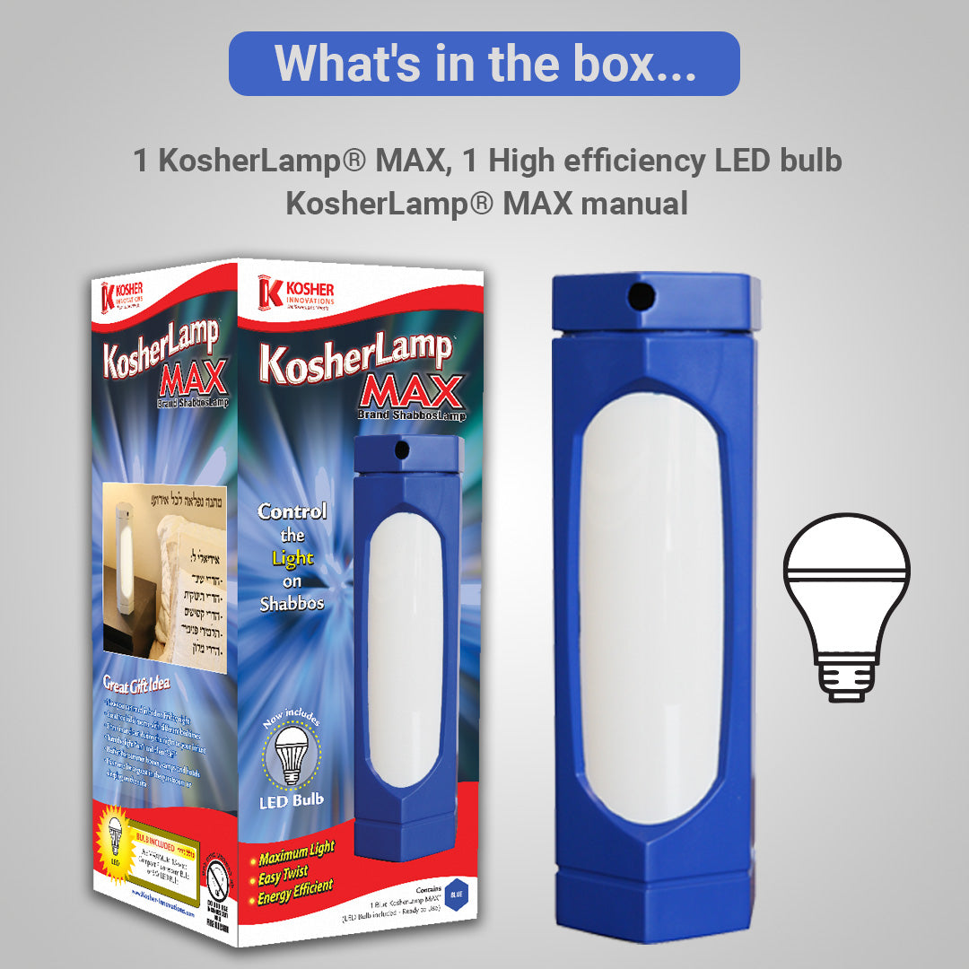 KosherLamp® MAX – Blue