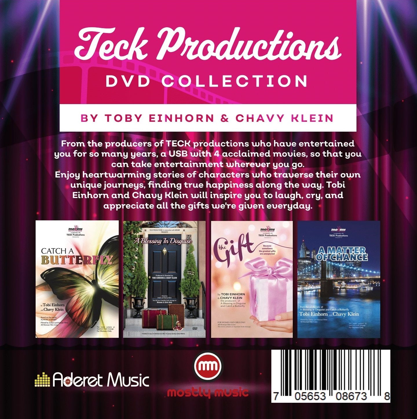 Teck Productios DVD Collection — Jewish music DVD | Judaica Square Lakewood