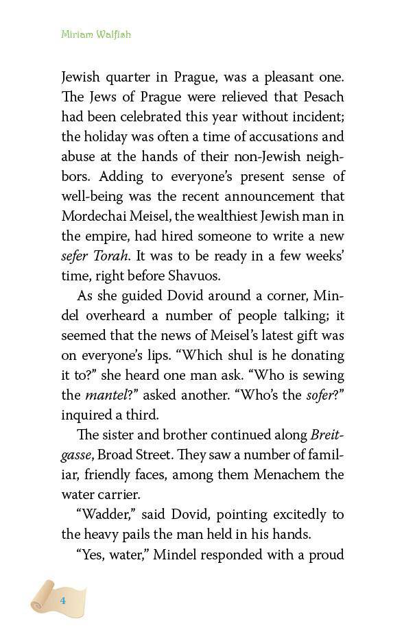 Mindel's Treasure — inside page 1