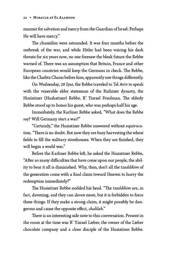 Miracle at El Alamein by Rabbi Zev T. Paretzky — Judaica Press (image 4)